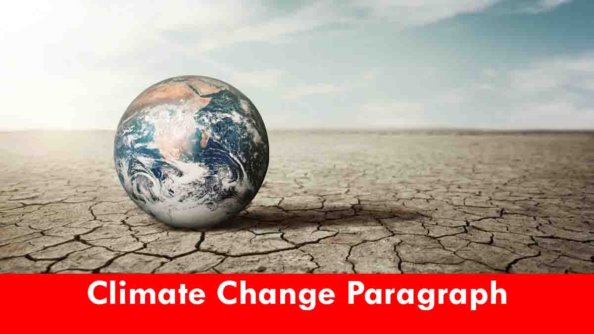 Climate Change Paragraph