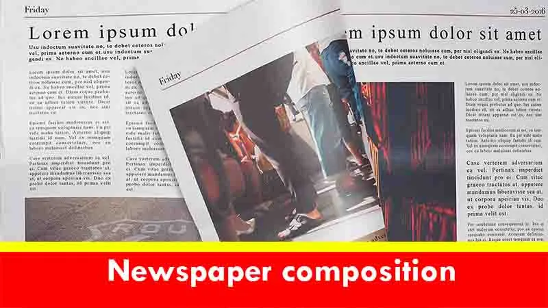 Newspaper composition