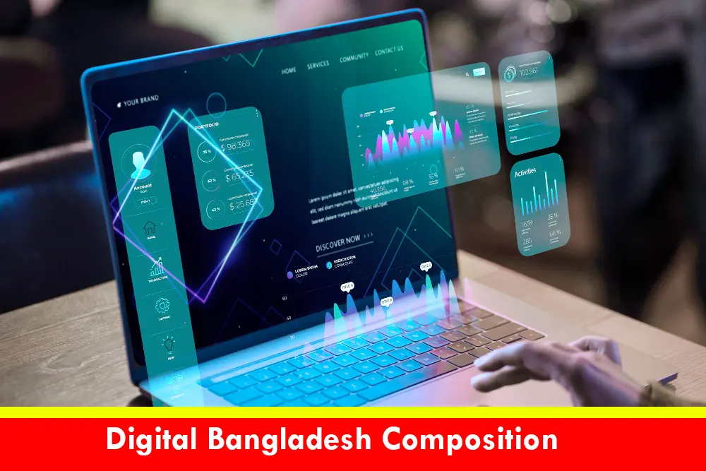 Digital Bangladesh composition