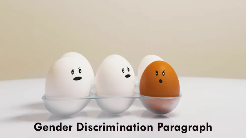 Gender Discrimination Paragraph